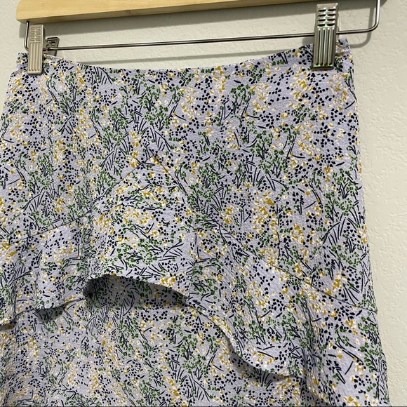 Revolve The Fifth Label Skirt Flirty Floral Ruffle Tiered Womens XS - Picture 7 of 11